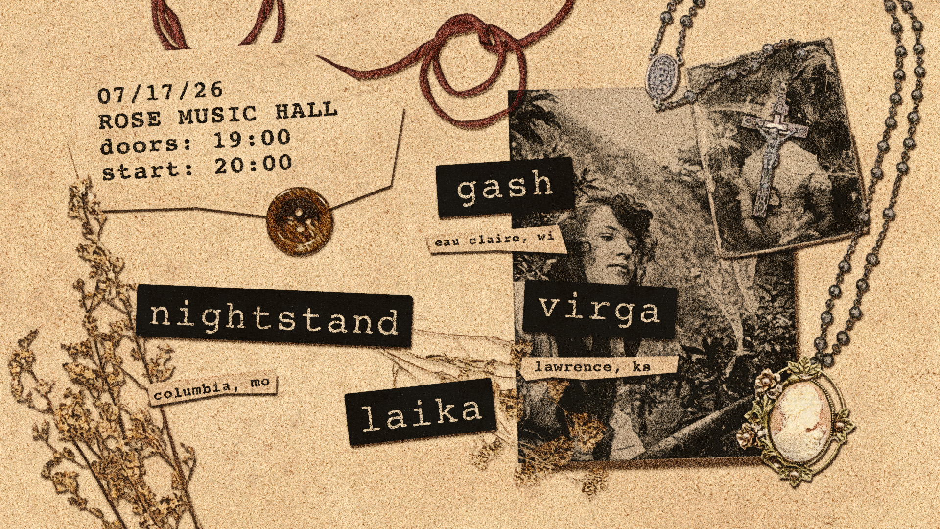 Laika at Rose Music Hall (Inside) on July 17, 2026